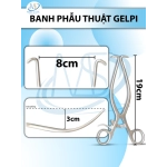 Banh Phẫu thuật Gelpi 19cm R-max 8,1cm độ cong cách mặt phẳng 3cm móc tù