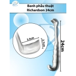 Banh phẫu thuật Richardson 24cm, đầu D3.5cm R2.7cm