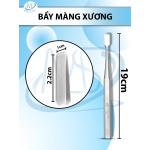 Bẩy màng xương19cm periosteal elevator Nặng 123G, đầu D2.2cm R1cm