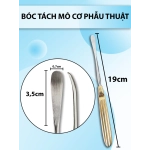 Bóc tách 19x0,6cm, dụng cụ bóc tách mô cơ trong phẫu thuật nâng ngực, dụng cụ bóc tách phẫu thuật mông