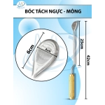 Bóc tách ngực mông Dài 42cm thân hạ 25cm D6cm R4cm