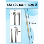 cây bóc tách 1 đầu, 1 đầu nạo ổ, cuvet