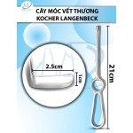 Cây móc vết thương Kocher Langenbeck 21.5cm D2.5cm R1cm