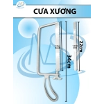 Cưa xương Dài 34cm d22cm r lớn (r1.7cm) nhỏ (r1.2cm)