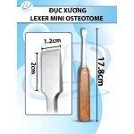 Đục xương, Đục Lexer Mini Osteotome dài 17.8cm d2cm r1.2cm