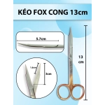 Kéo fox cong 13cm, kéo nha khoa