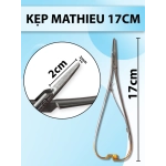 Kẹp Mathieu 17cm D2cm R2mm
