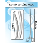 Kẹp nội soi lồng ngực 35cm, 34.4cm, 36.5cm, 36cm