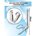 Kẹp sinh thiết cổ tử cung Townsend-Mini Đầu to ( Dài 29cm D6mm R3mm) đầu nhỏ ( dài 29cm D5mm R2mm)