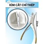 Kìm cắt đinh, kìm cắt chỉ thép 23cm đầu kìm d2,5cmxr2,5cm