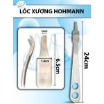 Lóc xương Hohmann Dài 24cm đầu dài 6,5 rộng bự 1,8 rộng nhỏ 5mm