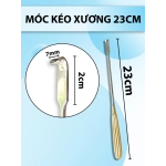 Móc kéo xương 23cm ,Đầu móc D2 R7mm khoảng móc 5mm,dài 23cm