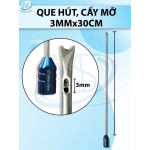 Que hút 30cm x 4mm , 1 lỗ có lưỡi tách mô