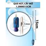 Que hút, cấy mỡ 1 lỗ 1,5mmx15cm,lỗ 3x1,5mm