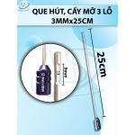 Que hút, cấy mỡ 3mmx25cm, 3lỗ D9,5 R1,5