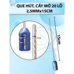 Que hút mỡ cấy 20 lỗ, lỗ sắc bén cắt mỡ tốt 2,5mmx15cm,  1x1mm