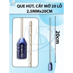 Que hút mỡ cấy 20 lỗ, que hút lỗ sắc bén cắt mỡ tốt 2,5mmx20cm
