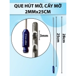 Que hút mỡ, cấy mỡ 25cm x 2mm 2 lỗ