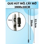 Que hút mỡ, cấy mỡ 3mm x 30cm 2 lỗ