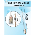 Que hút mỡ, kim hút mỡ 2 lỗ  2mmx15cm, lỗ d3x r1