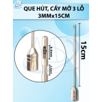que hút mỡ, kim hút mỡ 3 lỗ 3mmx 15cm, lỗ R1,5 D6,5 D4,5