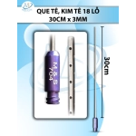 Que tiêm dung dịch, kim tê 30cmx3mm 18 lỗ nhỏ