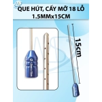 Que tiêm dung dịch, que hút mỡ cấy 18 lỗ 1,5mmx15cm
