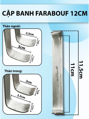 1 cặp banh farabouf 12cm