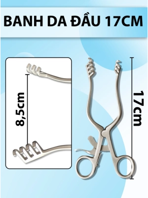 Banh da đầu, banh tự động 17cm Đầu móc nhỏ D1,5 R1,5 lớn D2 R1,5 rộng banh 9cm dài tổng 17