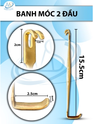 Banh móc 16cm đầu móc D2cmxR0.9cm đầu banh d2,5cmxr0,8cm