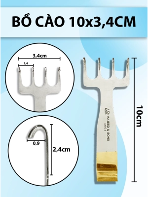 Bồ cào 10x3,4cm, banh vết mổ