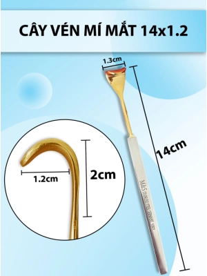 Cây vén mí mắt, vén mô, vén cơ 14cm x 1,2cm