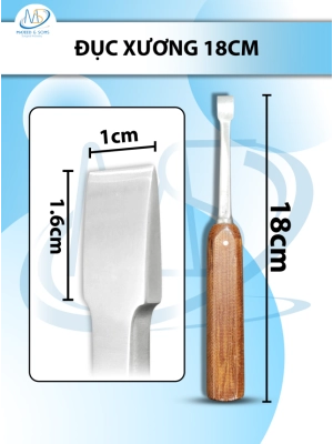 Đục xương, Đục Lexer Mini Osteotome 18cm, d1.6cm r1cm