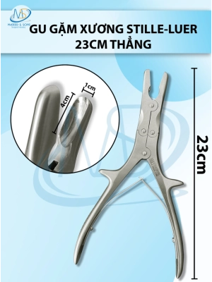 Gu gặm xương cộng lực Stille- Luer 23cm thẳng