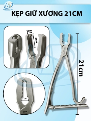 kẹp giữ xương Kern 21cm