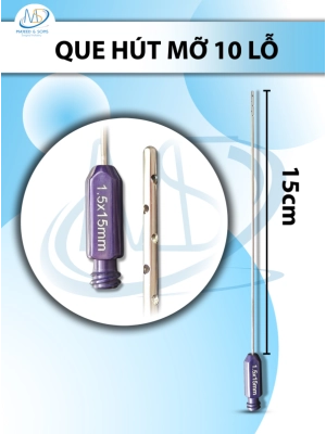 Kim tê mặt 15cm x 1.5mm 10 lỗ