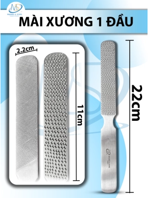 Mài xương 1 đầu 22cm x 2,2cm, đầu R2,2 D11