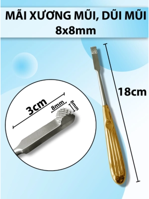 Mài xương mũi, Dũa mũi, Nasal rasp 18cm
