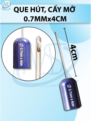 Que hút, cấy mỡ 0.7mmx4cm, 1l