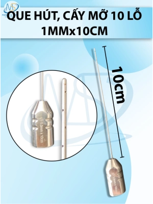 Que tiêm dung dịch mặt 8 lỗ 1mmx10cm