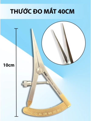 Thước đo nha khoa 40cm, compa đo mắt, compa dùng trong nha khoa