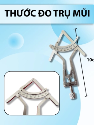 Thước đo trụ mũi, Thước đo góc mũi
