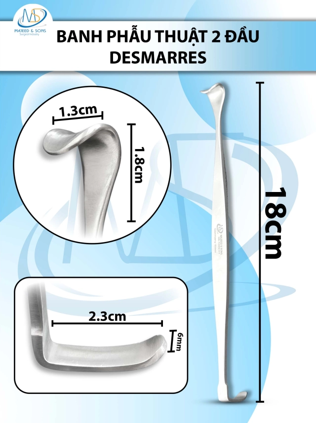 BANH PHẪU THUẬT 2 ĐẦU DESMARRES