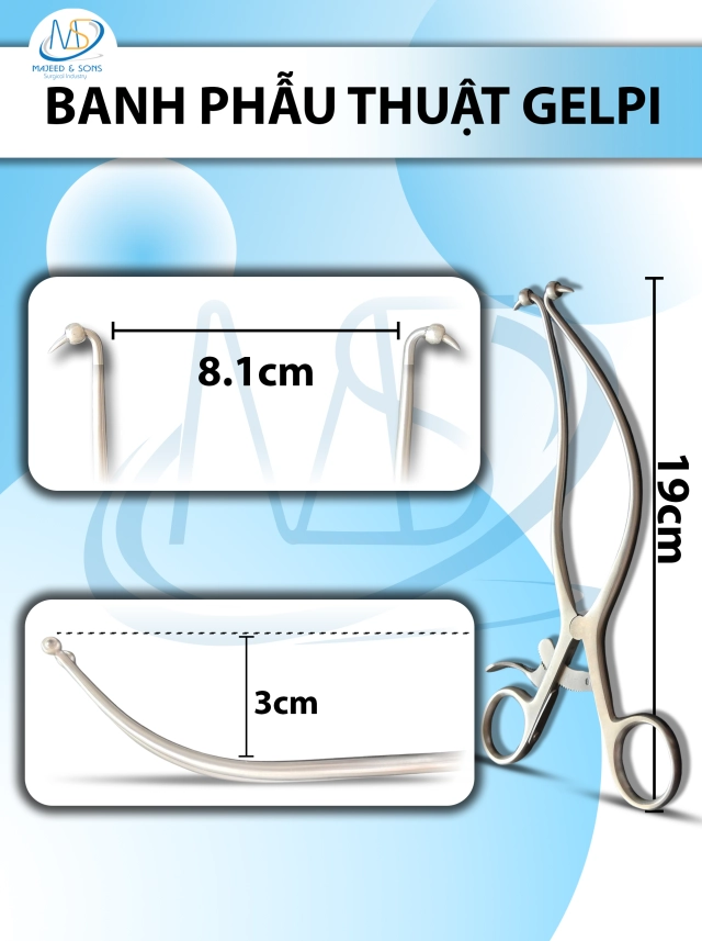 Kìm cắt đĩa đệm cột sống Caspar  Dài 23.5cm,chiều dài làm việc 15cm, đầu gặm ngang có lỗ và răng cưa D9mm R2mm