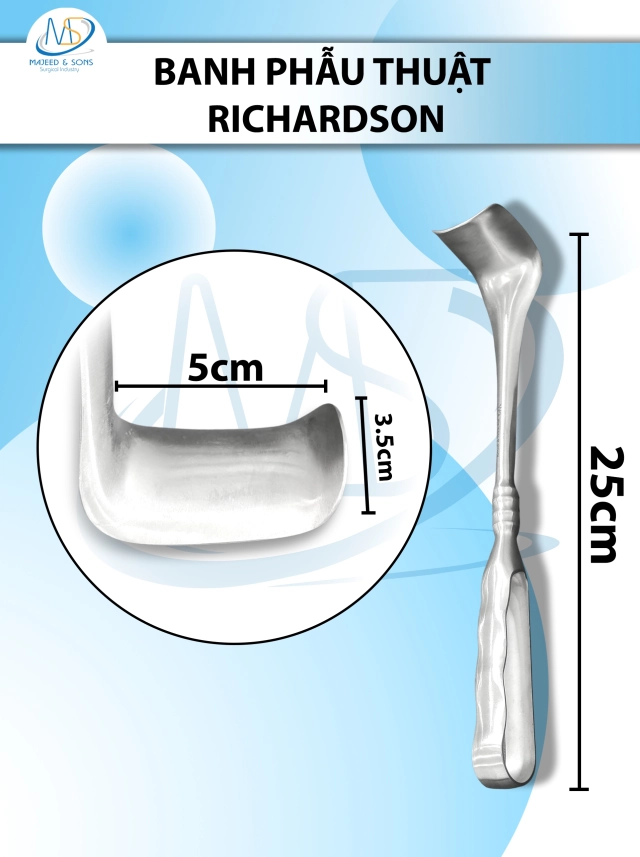 Kẹp kim 13cm đầu kẹp D1.4cm R1.5mm