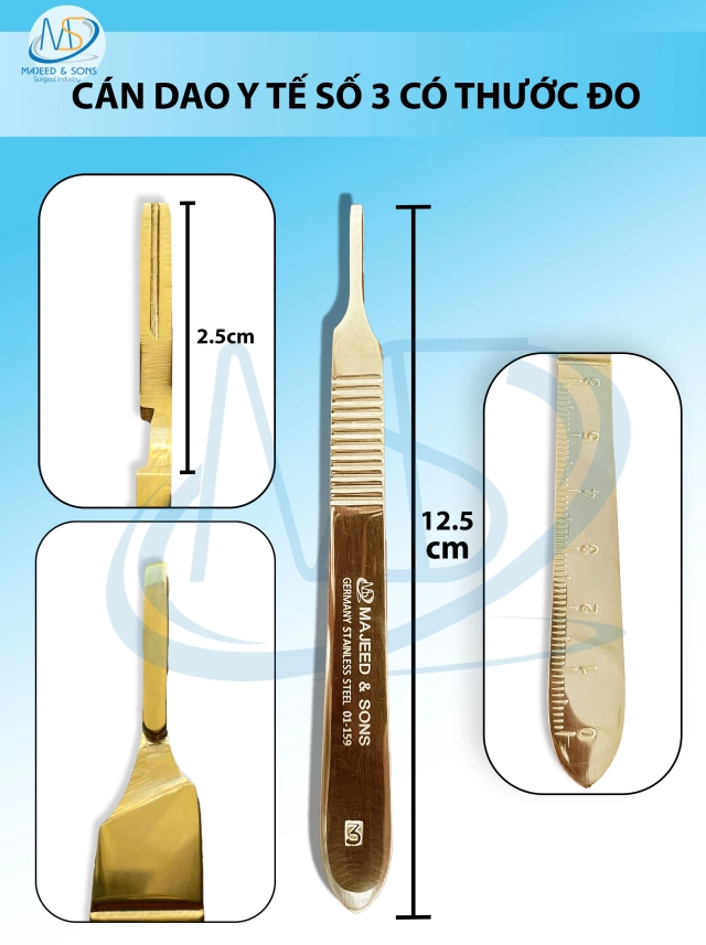 Móc xương nhọn 20cm, Bone hook Rộng móc 1,5cm dài 20cm