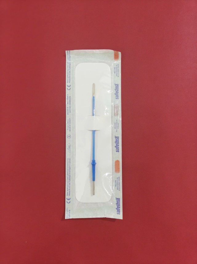 Đầu đốt Dài 15cm, lưỡi D1.8cm R2mm phù hợp với các máy đốt điện cao tần