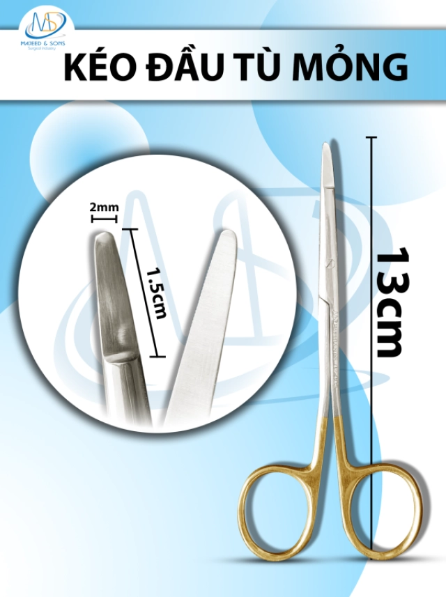 Đục xương (osteotome) 24cm thẳng, đầu D6.3cm R1.3cm 204g