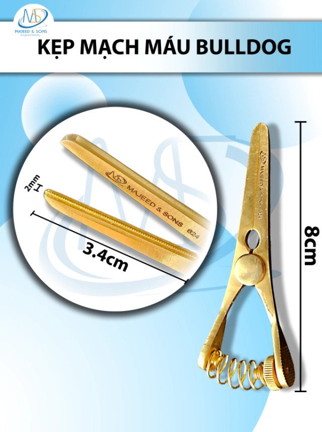 Đục xương Smith Peterson Osteotome cong 20cm D9.7cm R2.5cm 266g