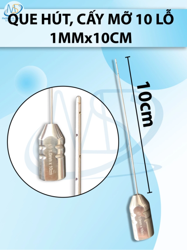 Nạo xương curette Dài 22.7cm VỪA(D1cm R7cm)